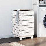 Vidaxl vaskeri kurv 44x44x76 cm Solid fyrretræ