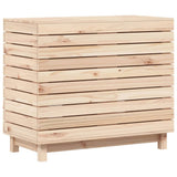 Vidaxl vaskeri Kurv 88.5x44x76 cm Solid fyrretræ