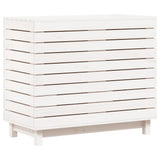 Vidaxl vaskeri Kurv 88.5x44x76 cm Fast fyrretræ hvid