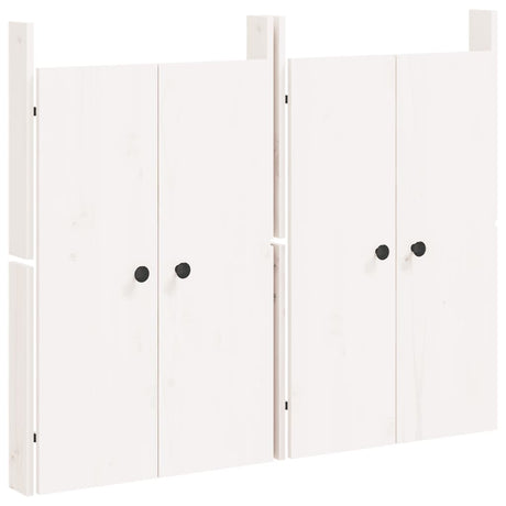 Vidaxx skabslåger til udekøkken Meppel 2 stk 50x9x82 cm fyrretræ hvid