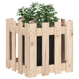 Vidaxl planter med hegn 40x40x40 cm solid fyrretræ