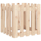 Vidaxl planter med hegn 50x50x50 cm fast fyrretræ