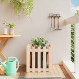 Vidaxl planter med hegn 50x50x50 cm fast fyrretræ