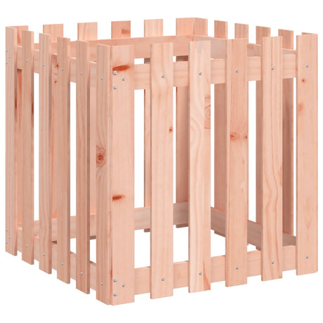 Vidaxl Planning Box med hegn 60x60x60 cm solid Douglashout