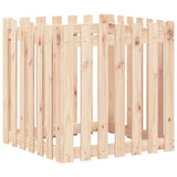 Vidaxx planter med hegndesign 70x70x70 cm fast fyrretræ