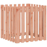 Vidaxx Planter med hegndesign 70x70x70 cm solid Douglas Wood
