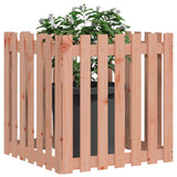 Vidaxx Planter med hegndesign 70x70x70 cm solid Douglas Wood