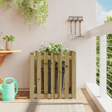 Vidaxx planter med hegndesign 70x70x70 cm imprægneret fyrretræ