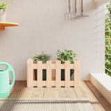 Vidaxx planter med hegndesign 60x30x30 cm fast fyrretræ