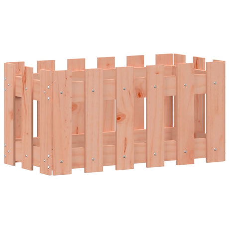 Vidaxl Planning Box med hegndesign 60x30x30 cm solid dougohout
