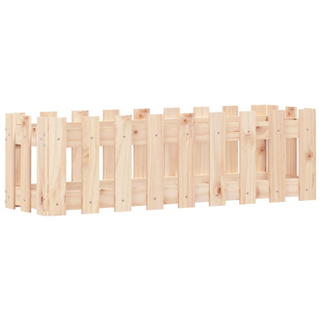 Vidaxx planter hævet med hegndesign 100x30x30 cm fyrretræ