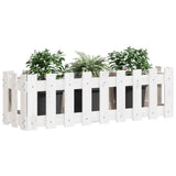 Vidaxl Planter Insented HEK Design 100x30x30 cm Pine Wit White
