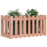 Vidaxxl planter hævet hegndesign 100x50x50 cm solid Douglas Wood