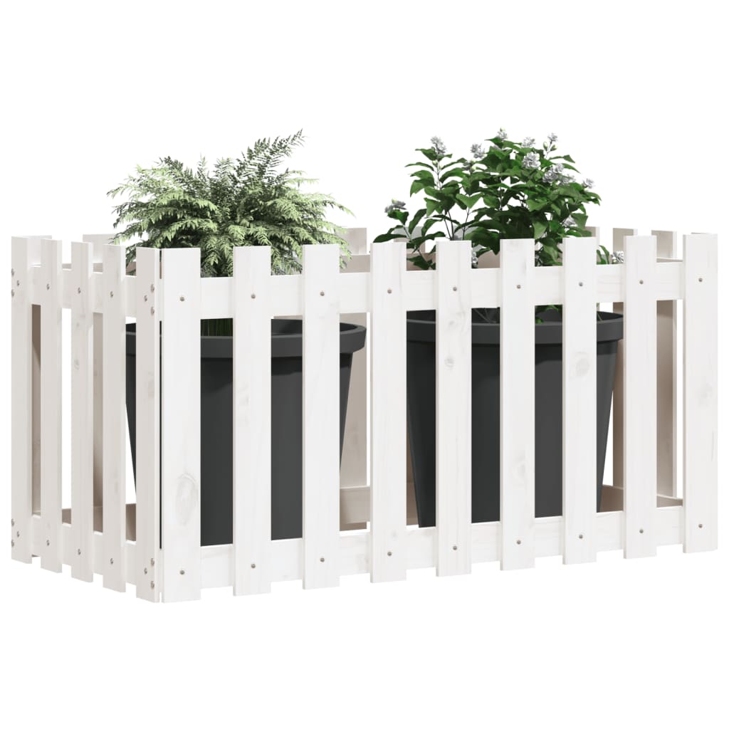 Vidaxl planter Insent HEK Design 100x50x70 cm fyrretræ med hvid