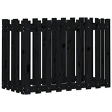 Vidaxl Planter Insented HEK Design 100x50x70 cm fyrretræ sort