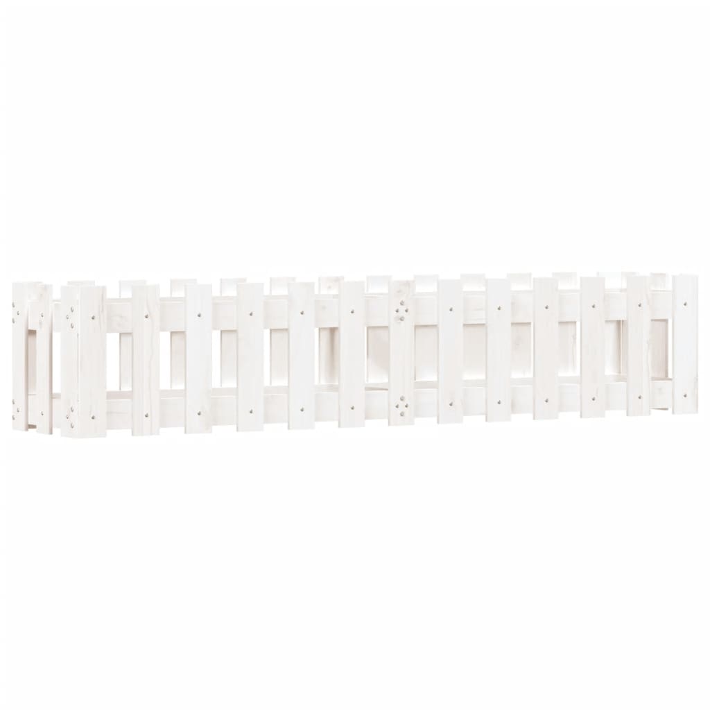 Vidaxl Planter Insent HEK Design 150x30x30 cm fyrretræ hvid