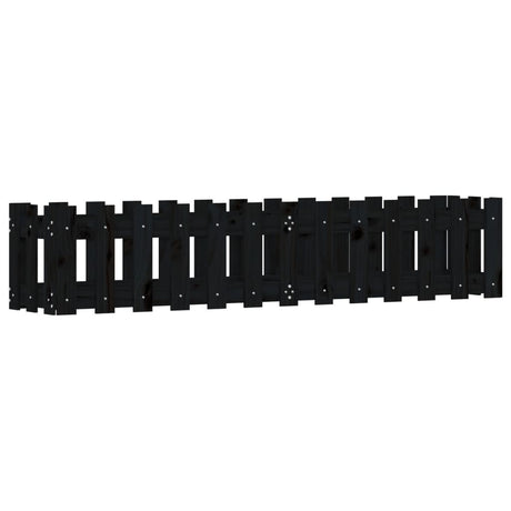 Vidaxl Planter Insent HEK Design 150x30x30 cm fyrretræ sort