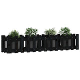 Vidaxl Planter Insent HEK Design 150x30x30 cm fyrretræ sort