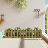 Vidaxxl planter hævet hegndesign 150x30x30 cm imprægneret træ