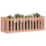 Vidaxxl planter hævet hegndesign 150x50x50 cm solid Douglas Wood