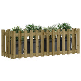 Vidaxl planter Forøget HEK -design 150x50x50 cm imprægneret træ