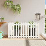 Vidaxl planter Insent Hek Design 150x50x70 cm fyrretræ hvid
