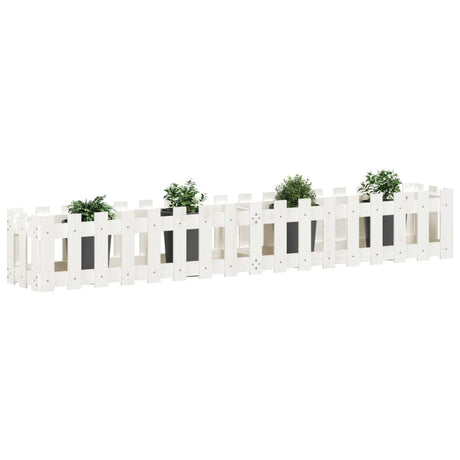 Vidaxl planter Insent HEK Design 200x30x30 cm fyrretræ med hvid