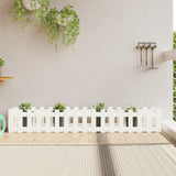 Vidaxl planter Insent HEK Design 200x30x30 cm fyrretræ med hvid