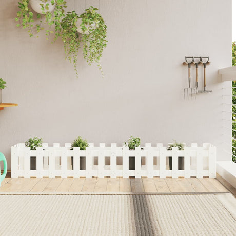 Vidaxl planter Insent HEK Design 200x30x30 cm fyrretræ med hvid