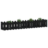 Vidaxl planter Insent HEK Design 200x30x30 cm fyrretræ sort