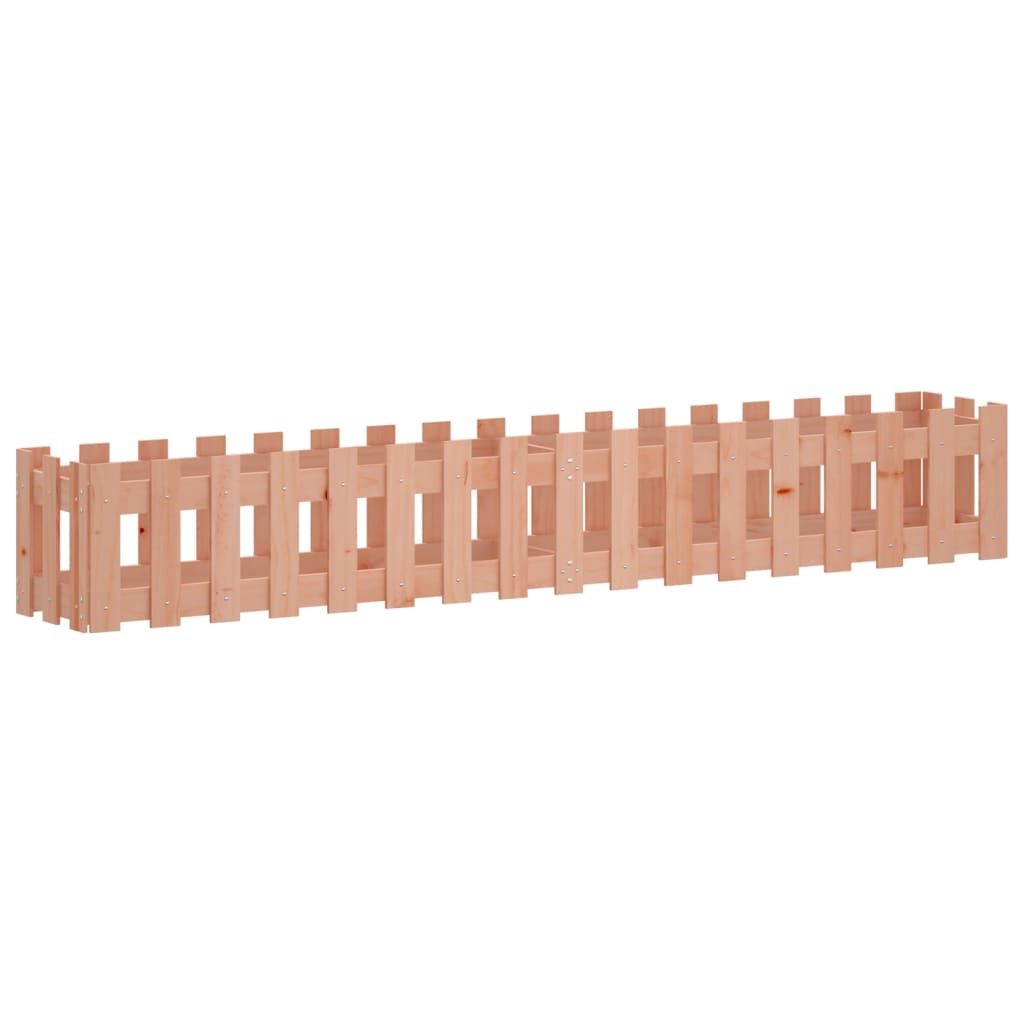 Vidaxxl planter hævet hegndesign 200x30x30 cm solid Douglas Wood