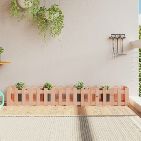 Vidaxxl planter hævet hegndesign 200x30x30 cm solid Douglas Wood