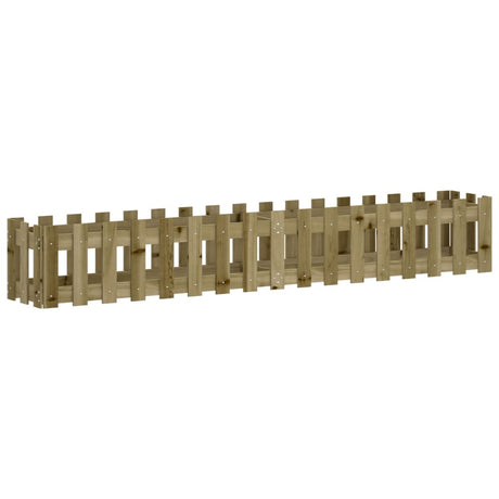 Vidaxl Planter Insented Hek Design 200x30x30 cm Imprægneret træ