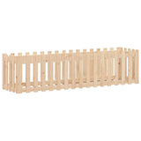 Vidaxx planter hævet med hegndesign 200x50x50 cm fyrretræ