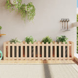 Vidaxx planter hævet med hegndesign 200x50x50 cm fyrretræ