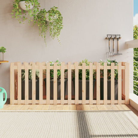 Vidaxl planter hævet med hegndesign 200x50x70 cm fyrretræ