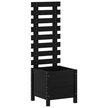 VIDAXX PLANTER MED RACK 39X39.5X114 CM SOLID PINE WOOD Sort