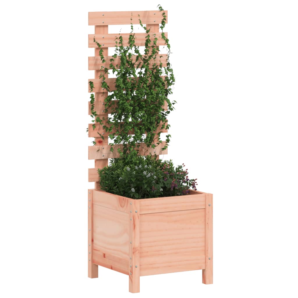 Vidaxl Planning Box med Rack 39x39.5x114 cm solid Douglashout