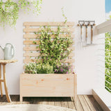 Vidaxl Planter med Rack 79x39.5x114 cm Solid fyrretræ
