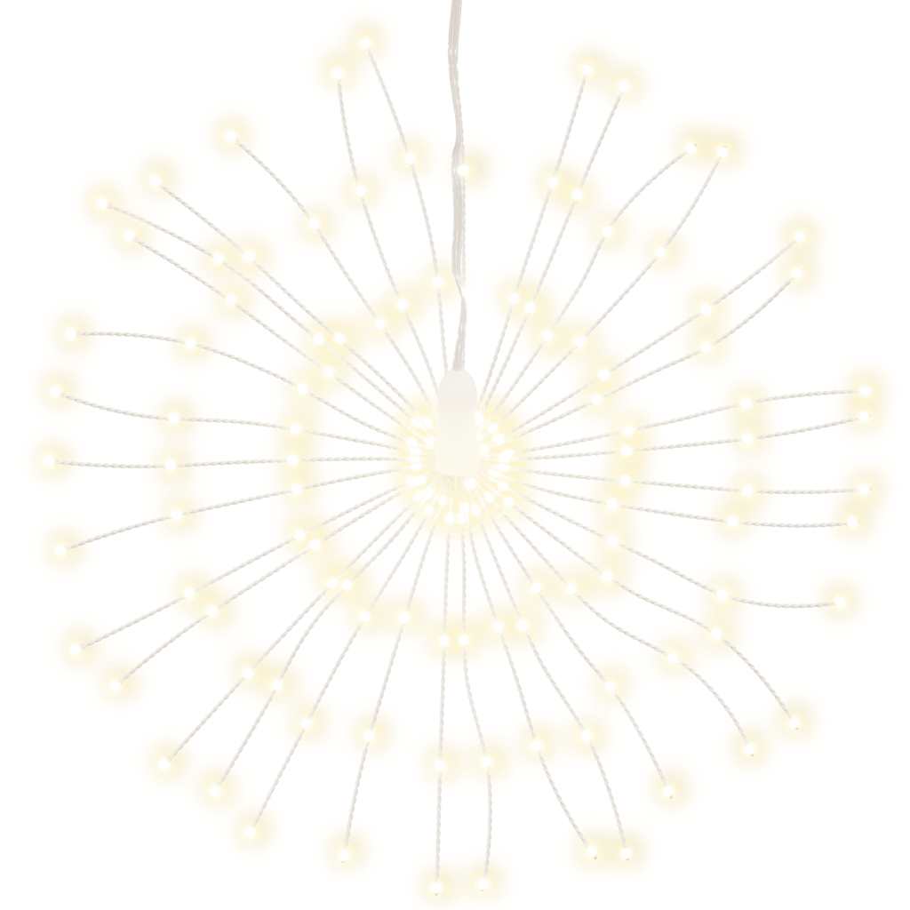 Vidaxl julebelysning fyrværkeri 140 Warm -White LED'er 17 cm