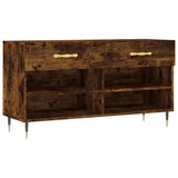 Vidaxx sko bænk 102x35x55 cm forarbejdet træ, røget eg