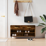 Vidaxx sko bænk 102x35x55 cm forarbejdet træ, røget eg