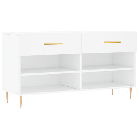 Vidaxx Shoe Bench 102x35x55 cm konstrueret træhvide