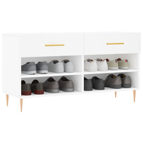 Vidaxx Shoe Bench 102x35x55 cm konstrueret træhvide