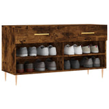 Vidaxx sko bænk 102x35x55 cm forarbejdet træ, røget eg