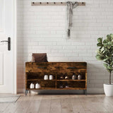 Vidaxx sko bænk 102x35x55 cm forarbejdet træ, røget eg