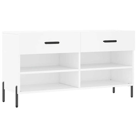 Vidaxx Shoe Bench 102x35x55 cm konstrueret træhvide