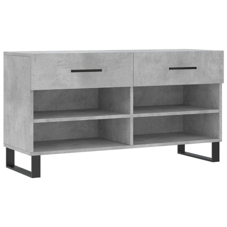 Vidaxl sko sofa 102x35x55 cm behandlet træbetonpris