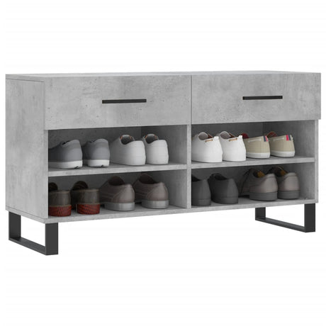 Vidaxl sko sofa 102x35x55 cm behandlet træbetonpris