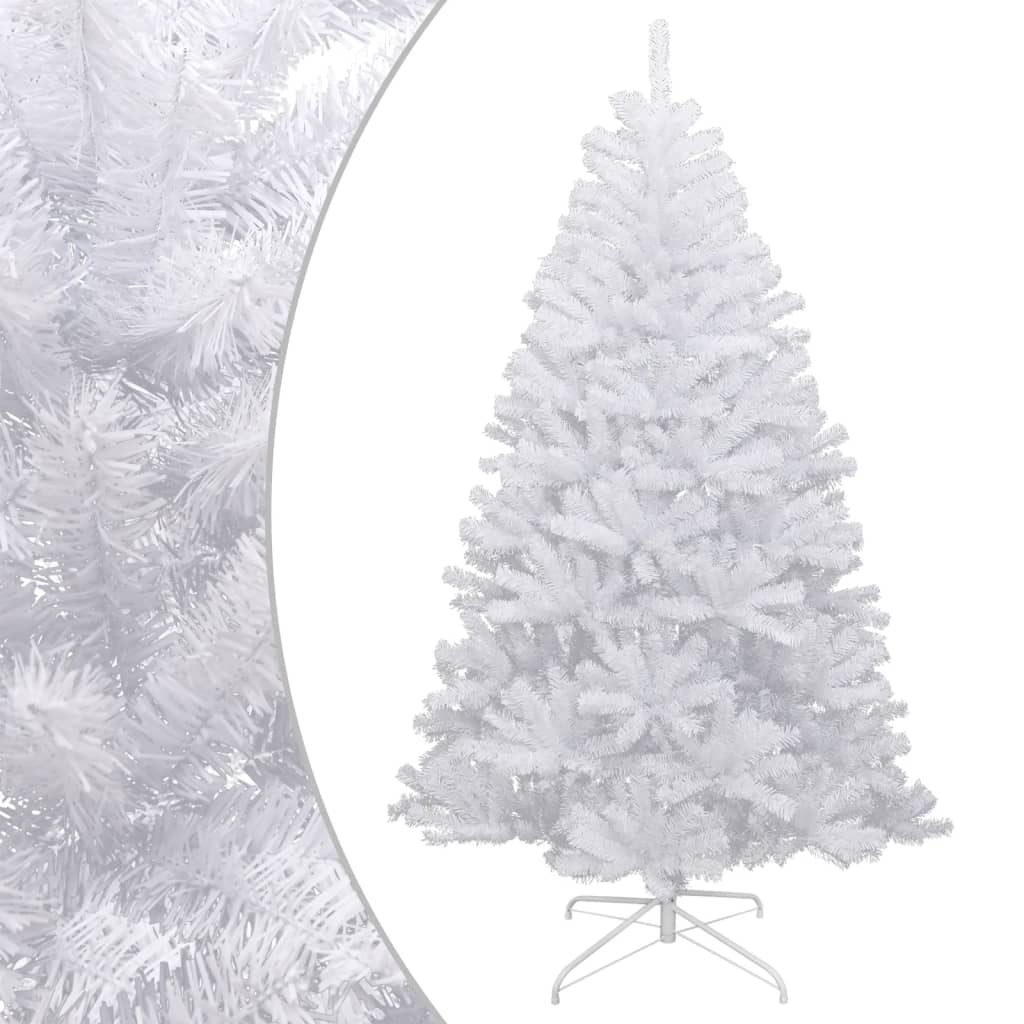 Vidaxl Kunstkerstboom med hængsler og sne 210 cm